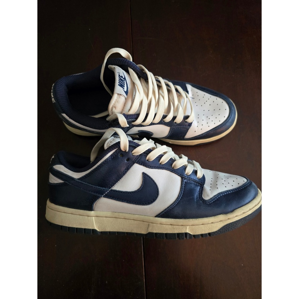 Nike Dunk‎ Low Midnight Navy White Sail FN7197-100 Womens Size 8 Mens 6.5